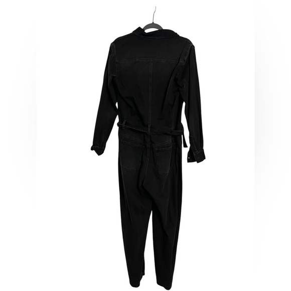 Pinko Black Denim Jumpsuit PAX 1  NWT SZ US 10 EU 44 - Picture 7 of 11